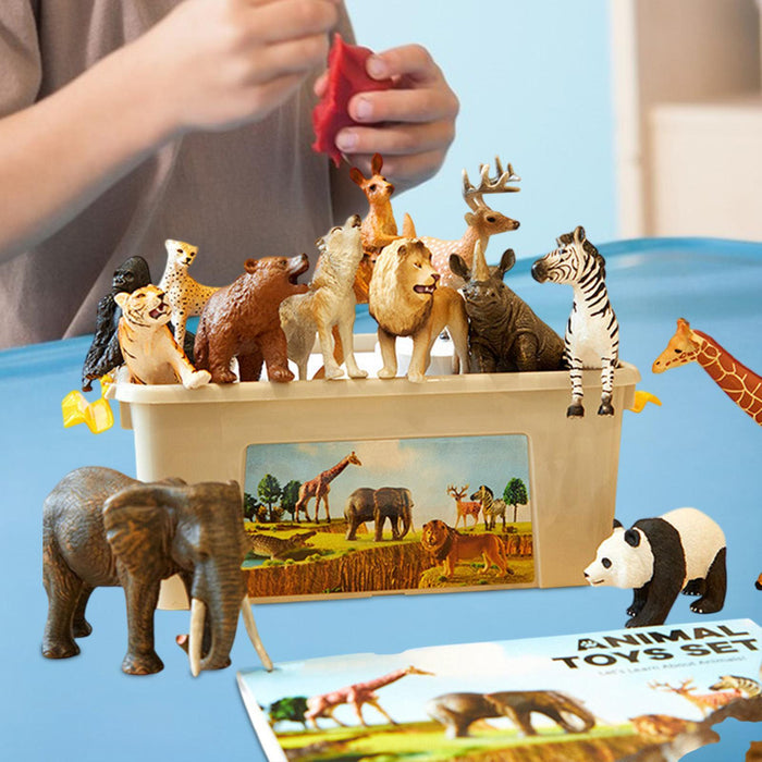 Crofta Realistic Animal Toy Cognitive Learning Toy for Party Favors School Projects Animals