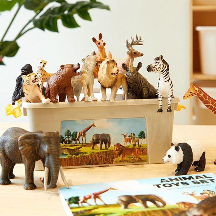 Crofta Realistic Animal Toy Cognitive Learning Toy for Party Favors School Projects Animals