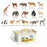 Crofta Realistic Animal Toy Cognitive Learning Toy for Party Favors School Projects Animals