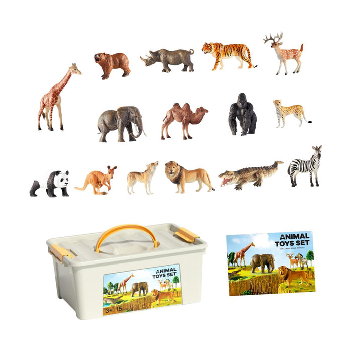 Crofta Realistic Animal Toy Cognitive Learning Toy for Party Favors School Projects Animals