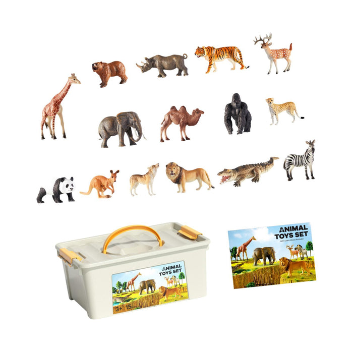 Crofta Realistic Animal Toy Cognitive Learning Toy for Party Favors School Projects Animals