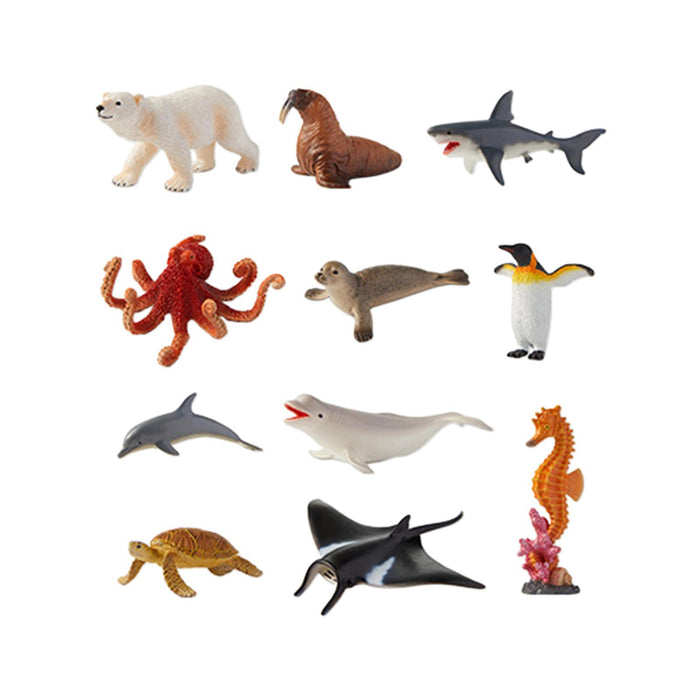 Crofta Realistic Animal Toy Cognitive Learning Toy for Party Favors School Projects Ocean