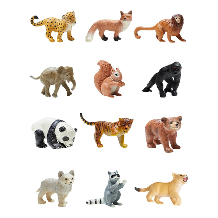 Crofta Realistic Animal Toy Cognitive Learning Toy for Party Favors School Projects Wildlife