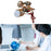 Crofta Sterling Engine Model Sturdy Invention Toy with LED Bulb for Lab Home Adults Silver