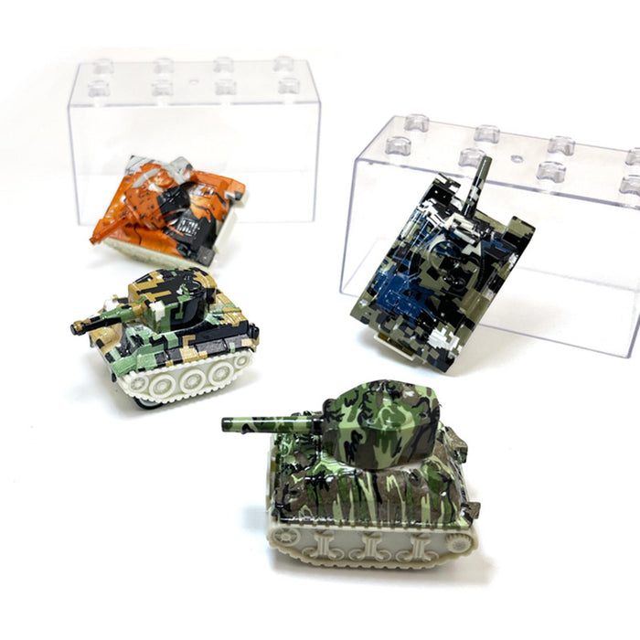 Crofta 4Pcs Toy Tank Model 1:76 Scale Alloy Metal Vehicles for Toddlers Collections