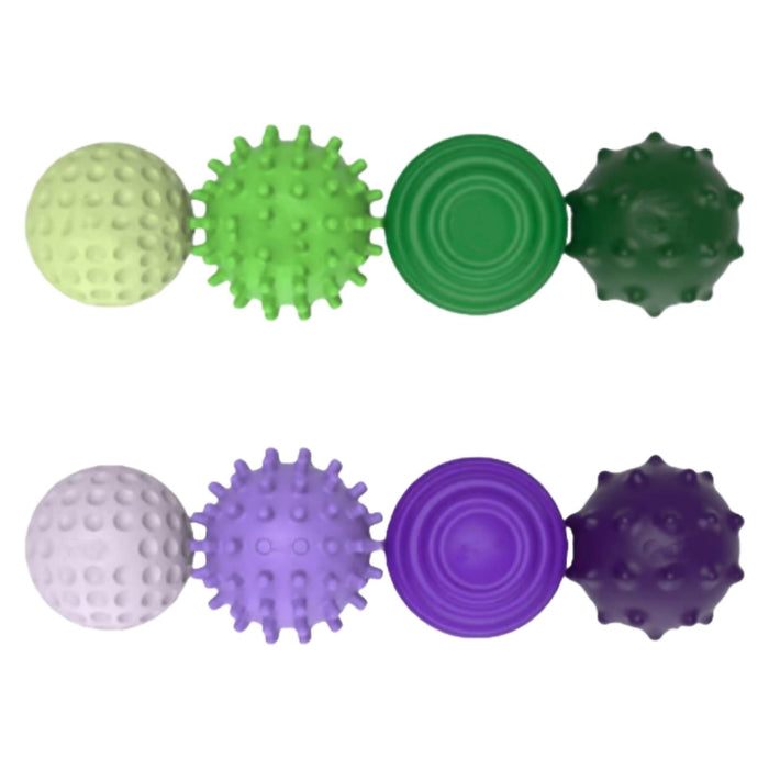 Crofta 12x Sensory Toys Textured Multi Balls Set for Party Favors Children Birthday Green