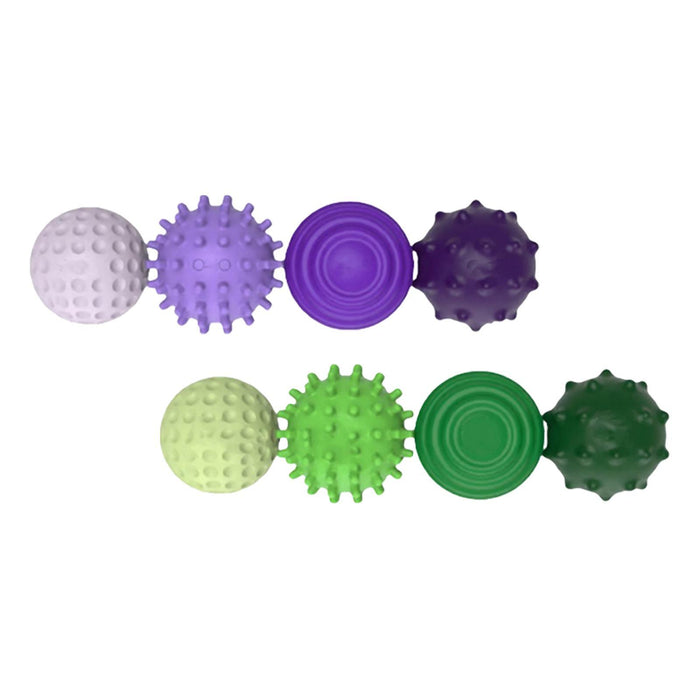 Crofta 12x Sensory Toys Textured Multi Balls Set for Party Favors Children Birthday Green