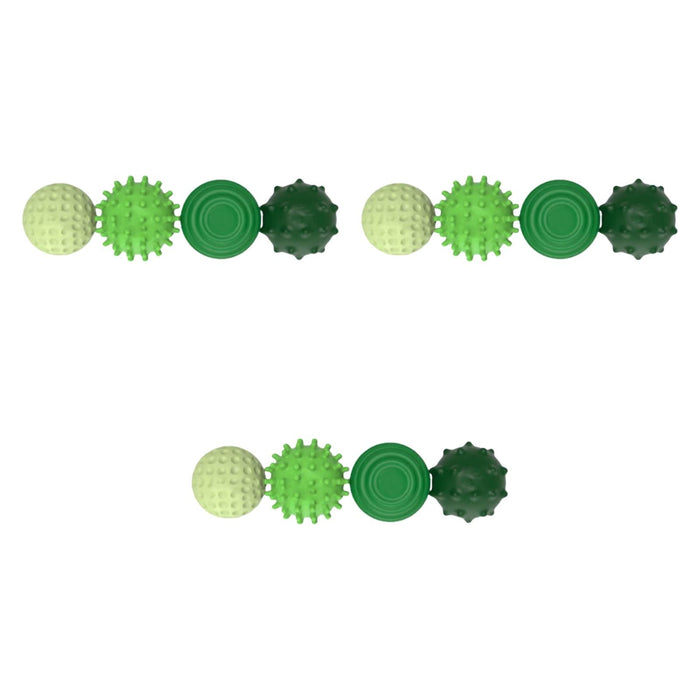 Crofta 12x Sensory Toys Textured Multi Balls Set for Party Favors Children Birthday Green