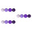 Crofta 12x Sensory Toys Textured Multi Balls Set for Party Favors Children Birthday Violet