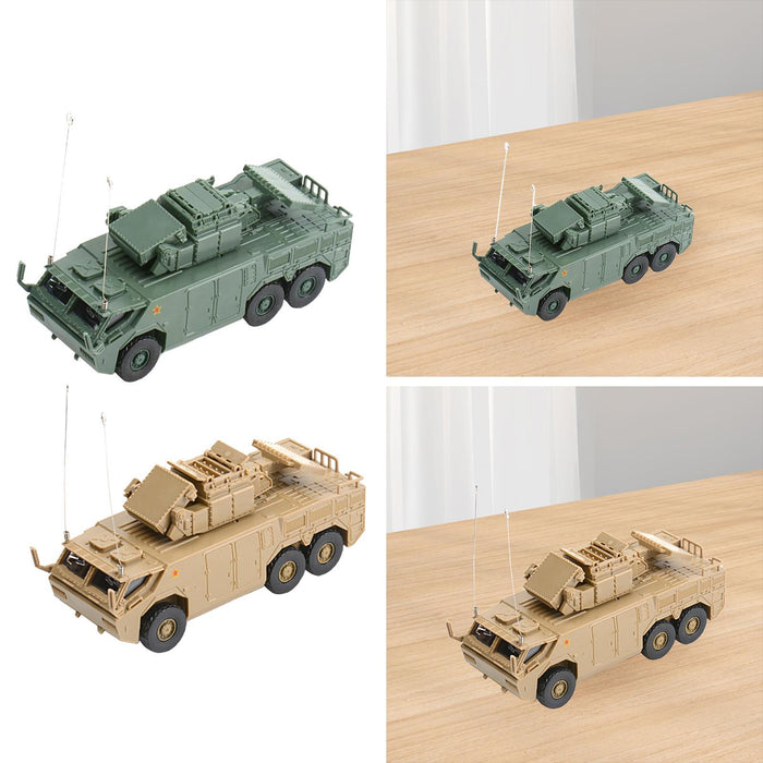 Crofta 1/72 Scale Vehicle Model Kits Ornament for Keepsake Children Boys Collection Green