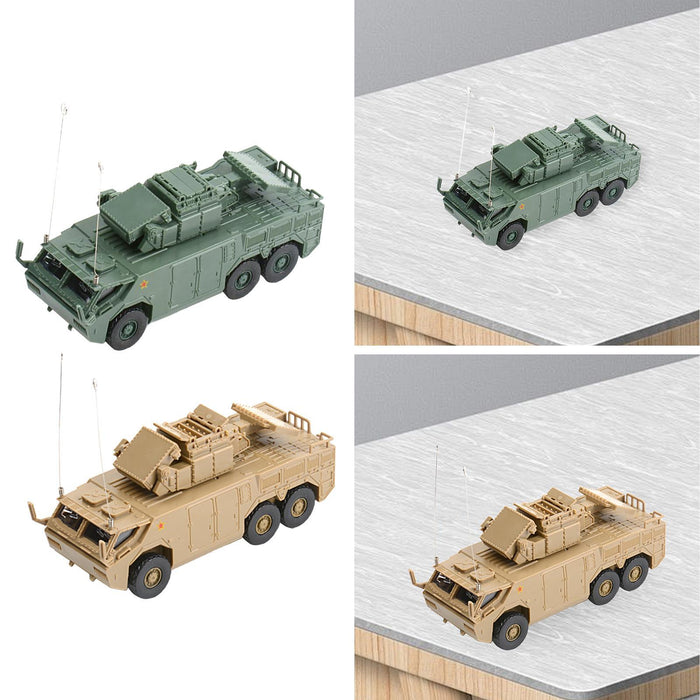 Crofta 1/72 Scale Vehicle Model Kits Ornament for Keepsake Children Boys Collection Green