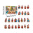 Crofta Xmas Advent Calendar Capybara Christmas with 24 Days Acrylic Advent Calendar A Set