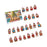 Crofta Xmas Advent Calendar Capybara Christmas with 24 Days Acrylic Advent Calendar A Set