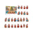 Crofta Xmas Advent Calendar Capybara Christmas with 24 Days Acrylic Advent Calendar A Set