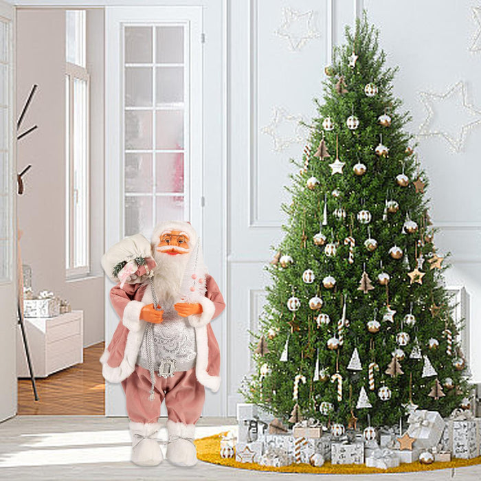 Crofta Xmas Santa Claus Doll Collectible Doll Santa Claus for Indoor Home Shop