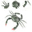 Crofta Animal Figurine Fun Marine Animal Play Toy for Home Decorate Car Living Room small crabs