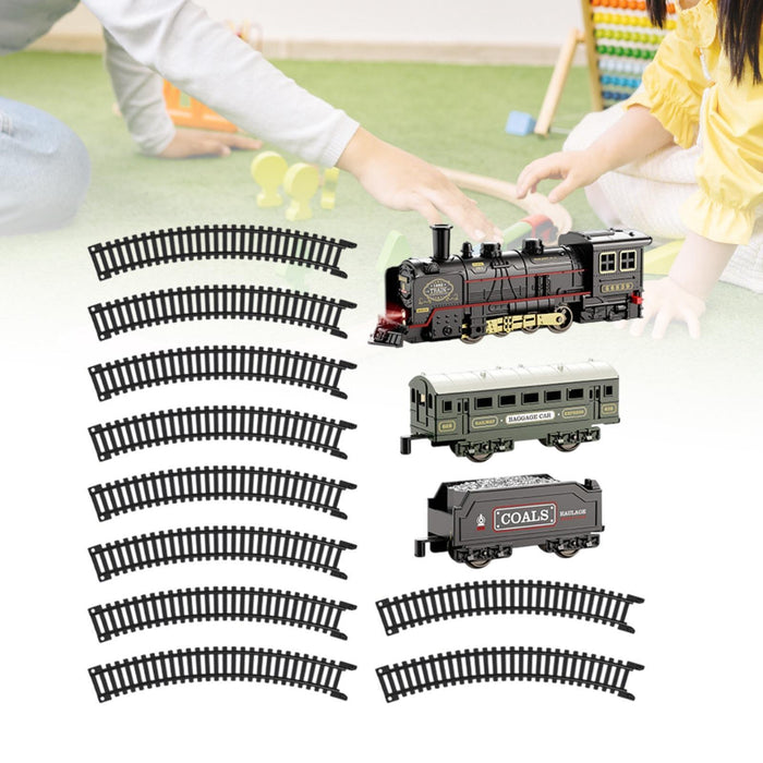 Crofta Electric Train Set Tracks Train Toys for Toddlers Children Age 3 4 5 6 Years 13Pcs