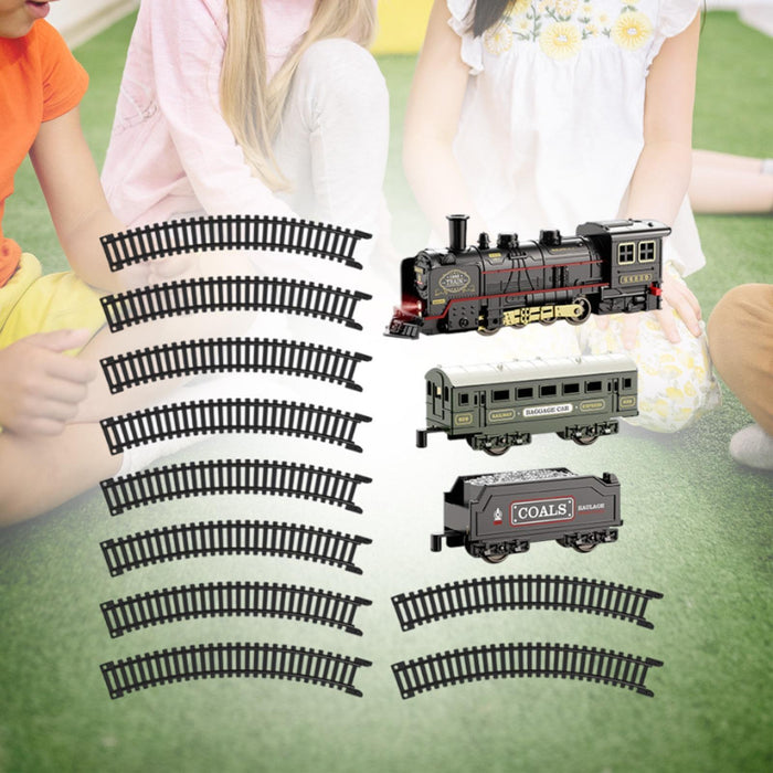 Crofta Electric Train Set Tracks Train Toys for Toddlers Children Age 3 4 5 6 Years 13Pcs