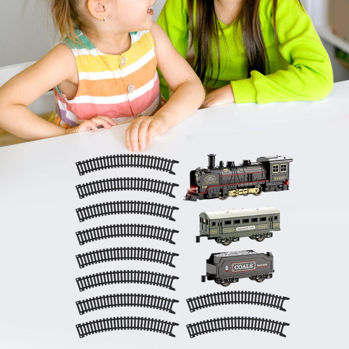 Crofta Electric Train Set Tracks Train Toys for Toddlers Children Age 3 4 5 6 Years 13Pcs