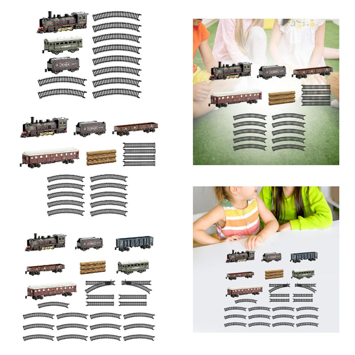 Crofta Electric Train Set Tracks Train Toys for Toddlers Children Age 3 4 5 6 Years 13Pcs