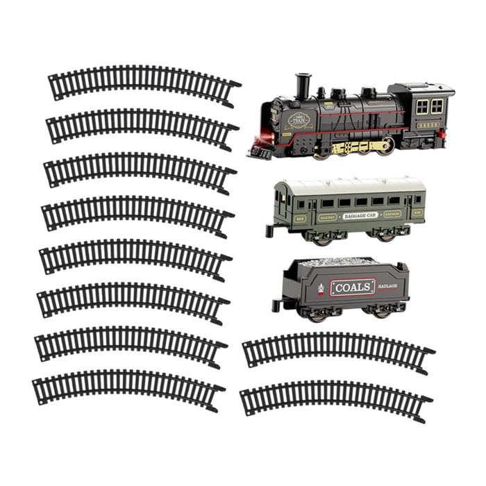 Crofta Electric Train Set Tracks Train Toys for Toddlers Children Age 3 4 5 6 Years 13Pcs