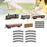 Crofta Electric Train Set Tracks Train Toys for Toddlers Children Age 3 4 5 6 Years 21Pcs