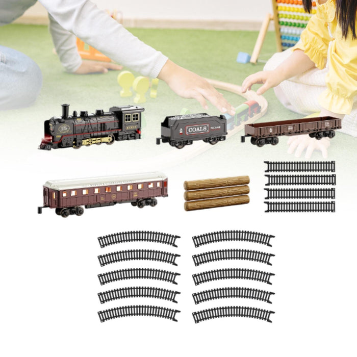 Crofta Electric Train Set Tracks Train Toys for Toddlers Children Age 3 4 5 6 Years 21Pcs