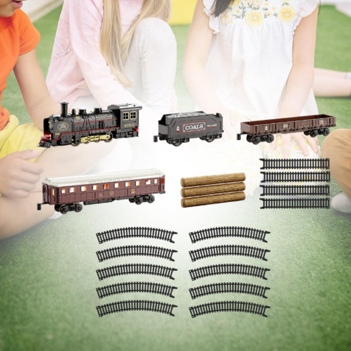 Crofta Electric Train Set Tracks Train Toys for Toddlers Children Age 3 4 5 6 Years 21Pcs