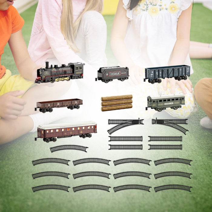 Crofta Electric Train Set Tracks Train Toys for Toddlers Children Age 3 4 5 6 Years 28Pcs