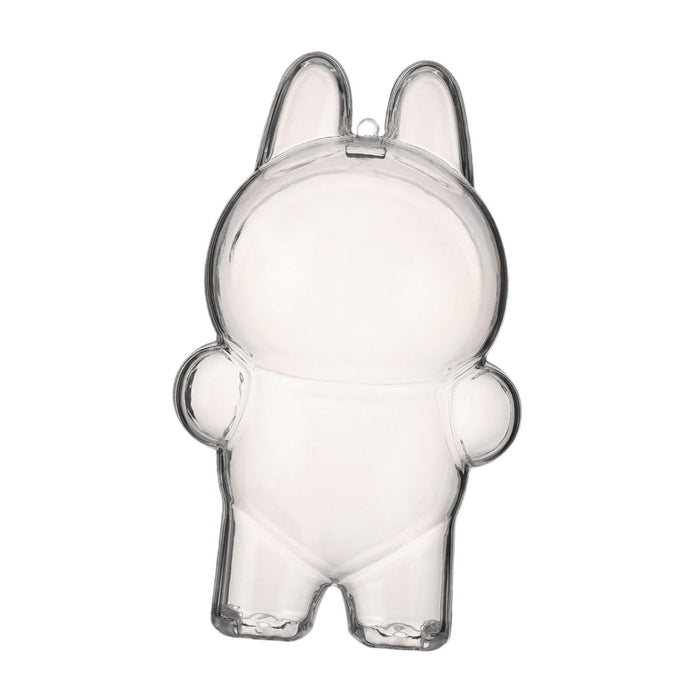 Crofta Clear Display Case for Figures Organizer Portable Doll Cover Small Doll Case