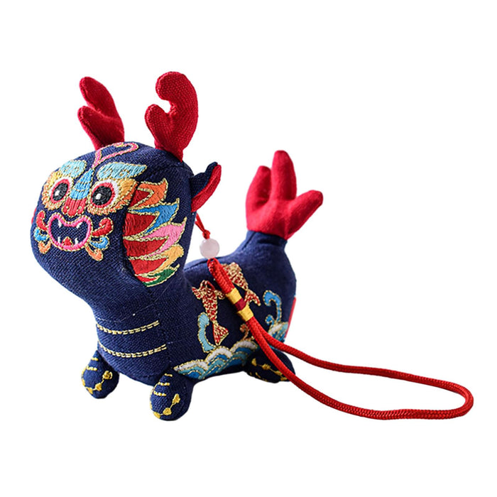 Crofta Animal China Zodiac Plush Toy Chinese Dragon Animal Doll Pendant Style E