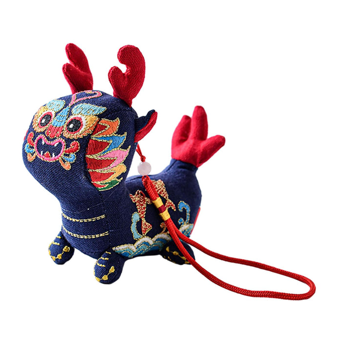 Crofta Animal China Zodiac Plush Toy Chinese Dragon Animal Doll Pendant Style E