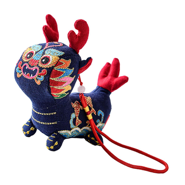 Crofta Animal China Zodiac Plush Toy Chinese Dragon Animal Doll Pendant Style E