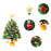 Crofta 1.48ft Mini Christmas Tree Small with Light for Bedroom Themed Party Counter Warm Light