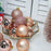 Crofta 12Pcs Christmas Ball Ornaments 8cm DIY with Hanging String Hanging Ornaments Gold