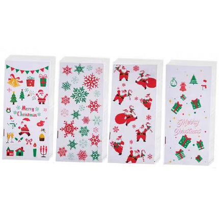 Crofta 100 Pieces Christmas Gift Bags Treat Bags for Thanksgiving Festival Birthday