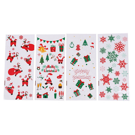 Crofta 100 Pieces Christmas Gift Bags Treat Bags for Thanksgiving Festival Birthday