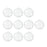 Crofta 10x Christmas Clear Balls Filling DIY Crafts for Wedding Baby Shower Holiday 9 cm Dia