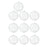 Crofta 10x Christmas Clear Balls Filling DIY Crafts for Wedding Baby Shower Holiday 9 cm Dia