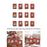 Crofta 12Pcs Christmas Kraft Paper Bags for Kids Holiday Portable Cookie Treats Bag 15cmx8cmx21cm