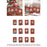 Crofta 12Pcs Christmas Kraft Paper Bags for Kids Holiday Portable Cookie Treats Bag 15cmx8cmx21cm