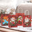 Crofta 12Pcs Christmas Kraft Paper Bags for Kids Holiday Portable Cookie Treats Bag 15cmx8cmx21cm