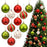 Crofta 12Pcs Christmas Tree Balls Ornaments for Themed Party New Year Shopping Mall Style A