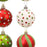 Crofta 12Pcs Christmas Tree Balls Ornaments for Themed Party New Year Shopping Mall Style A