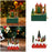 Crofta Wooden Christmas Music Box Rotating Musical Box for Graduation Festival Decor Green Castle