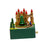 Crofta Wooden Christmas Music Box Rotating Musical Box for Graduation Festival Decor Green Castle