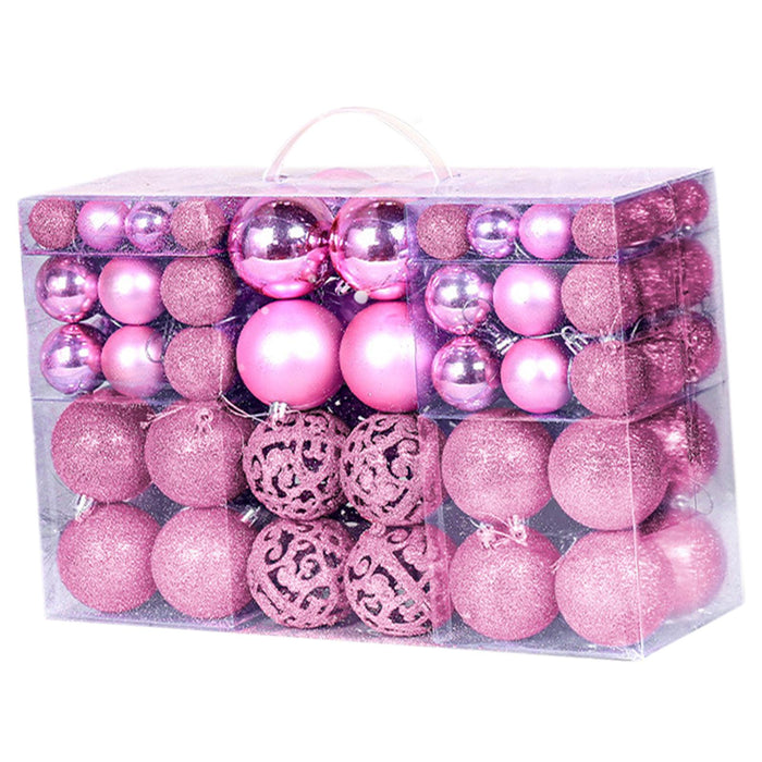 Crofta 100 Pieces Christmas Ball Ornaments Christmas Tree Decorations Hanging Balls