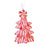 Crofta Xmas Hanging Ornament Christmas Tree Hanging Decoration for Anniversary Home Red