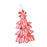 Crofta Xmas Hanging Ornament Christmas Tree Hanging Decoration for Anniversary Home Red