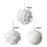 Crofta 10Pcs Christmas Balls Ornaments Charm Pendants for Holiday New Year Wedding Petals